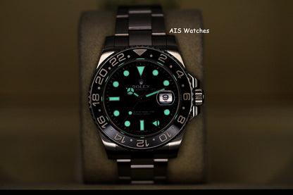 Rolex 116710LN GMT Master II Black Ceramic Insert 2013 Box & Papers