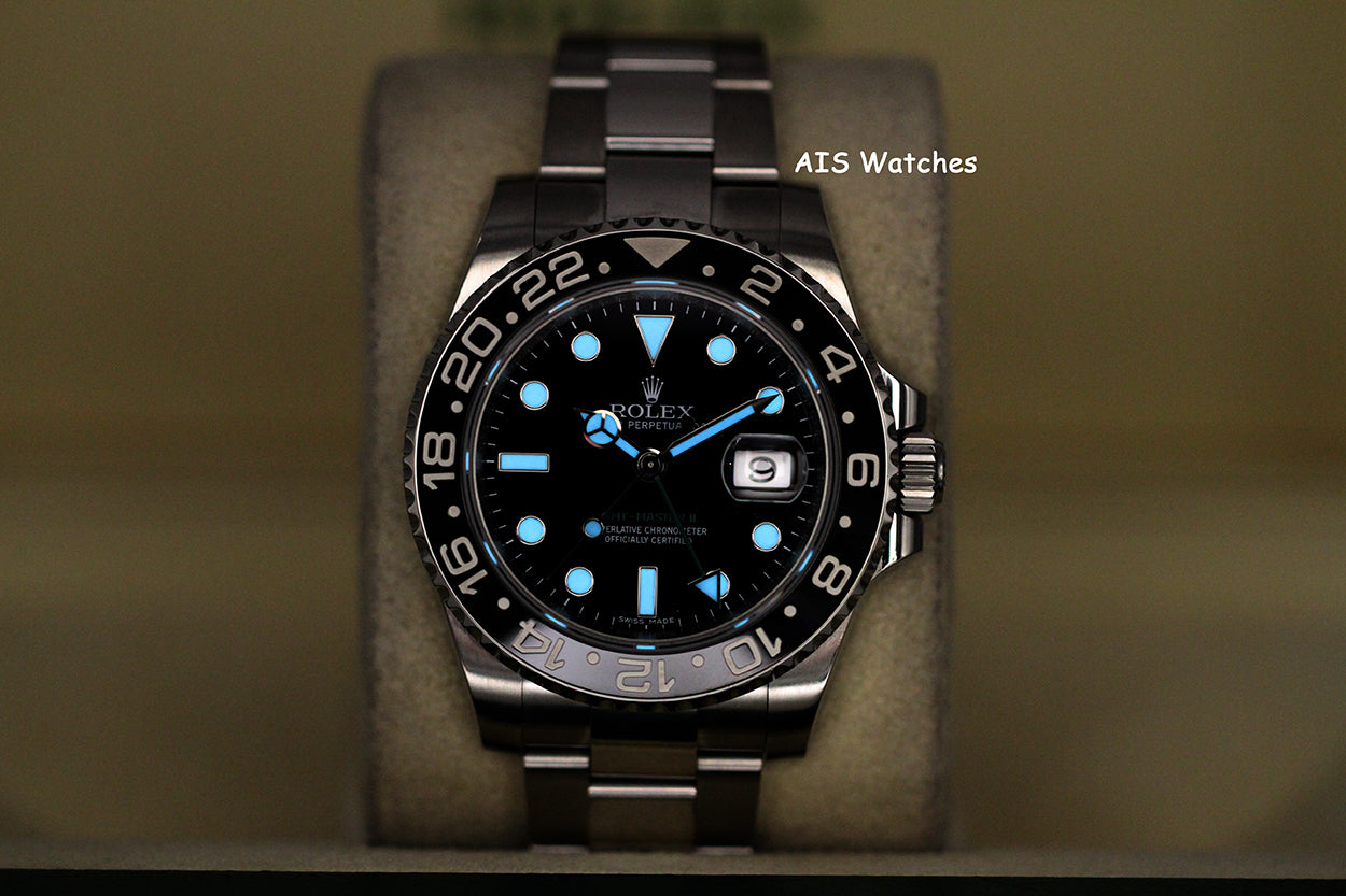 Rolex 116710LN GMT Master II Black Ceramic Insert 2017 Box & Paper