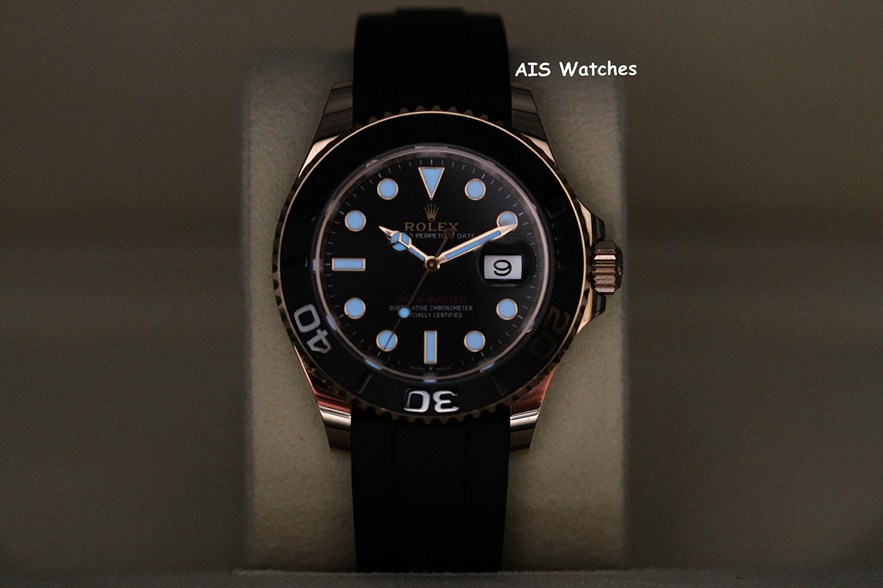 Rolex Yachtmaster 126655 Everose Gold 40MM OysterFlex Strap 2025 Box & Papers