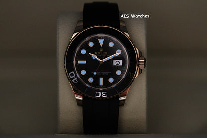 Rolex Yachtmaster 126655 Everose Gold 40MM OysterFlex Strap 2025 Box & Papers
