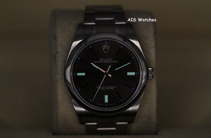 Rolex 114300 Oyster Perpetual 39MM Rhodium Dial 2018 Box & Papers