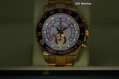 Rolex Yacht-Master II YMII 116688 18K Yellow Gold MK1 Dial 44MM Box & Papers