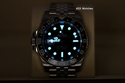 BNIB Rolex GMT Master II 126720VTNR Sprite Lefty Jubilee Black / Green BP