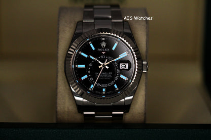 Rolex 326934 Sky-Dweller Stainless Steel Black Dial Oyster 2021 Box & Papers