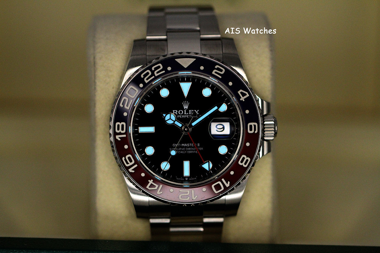 Rolex GMT Master II 126710BLRO Red Blue Pepsi Oyster Box & Paper
