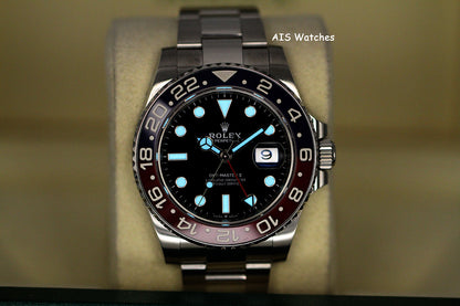 Rolex GMT Master II 126710BLRO Red Blue Pepsi Oyster Box & Paper