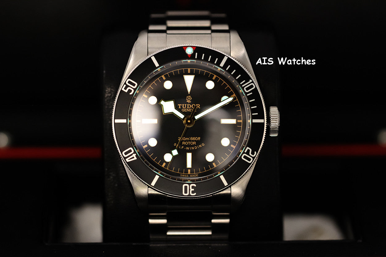 Tudor 79220N Heritage Black Bay Black Stainless Steel / NATO / Leather Box & Paper