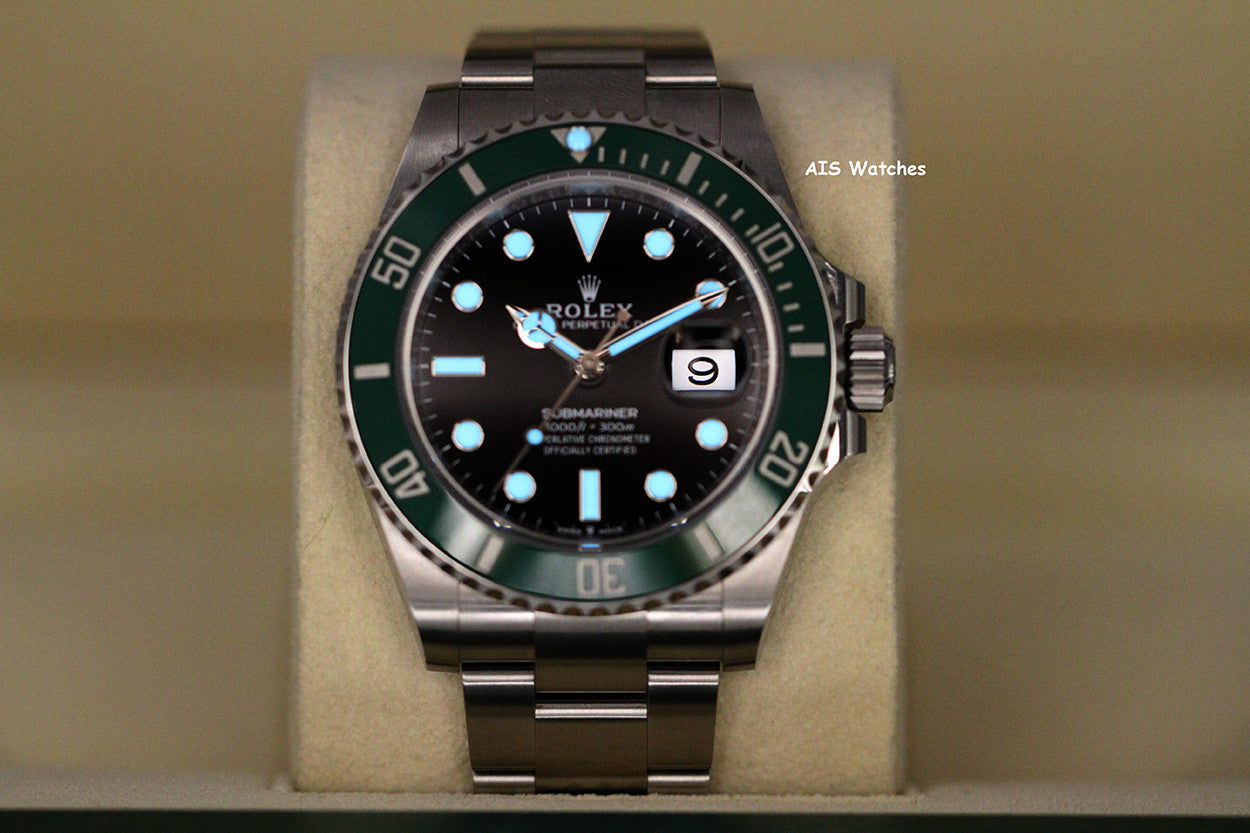 Rolex Submariner Date Ceramic Green Bezel 126610LV 41MM 2021 Box & Paper
