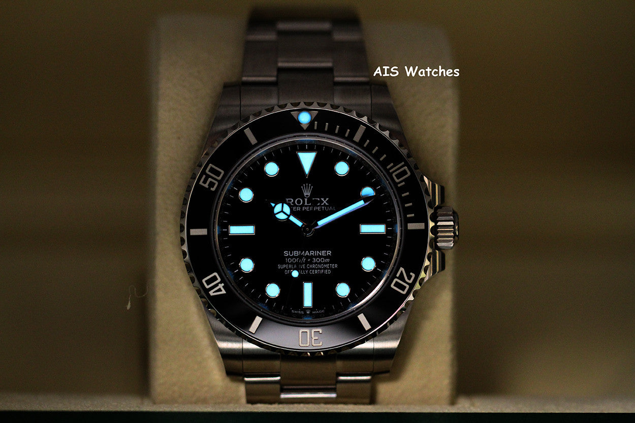 BNIB Rolex Submariner Ceramic No Date 124060 41MM Box & Paper