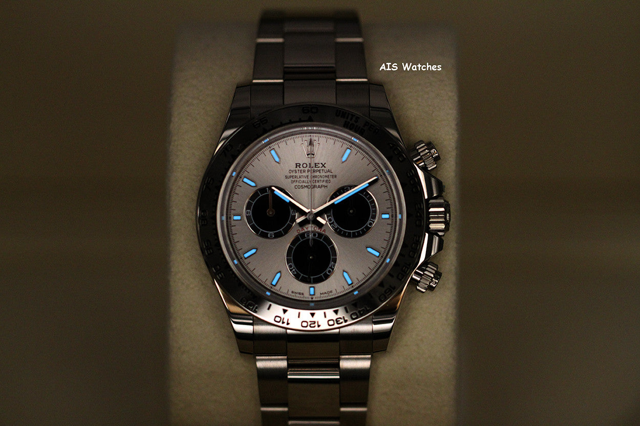 Rolex 126509 Daytona Cosmograph 18K White Gold Silver / Steel Dial B&P