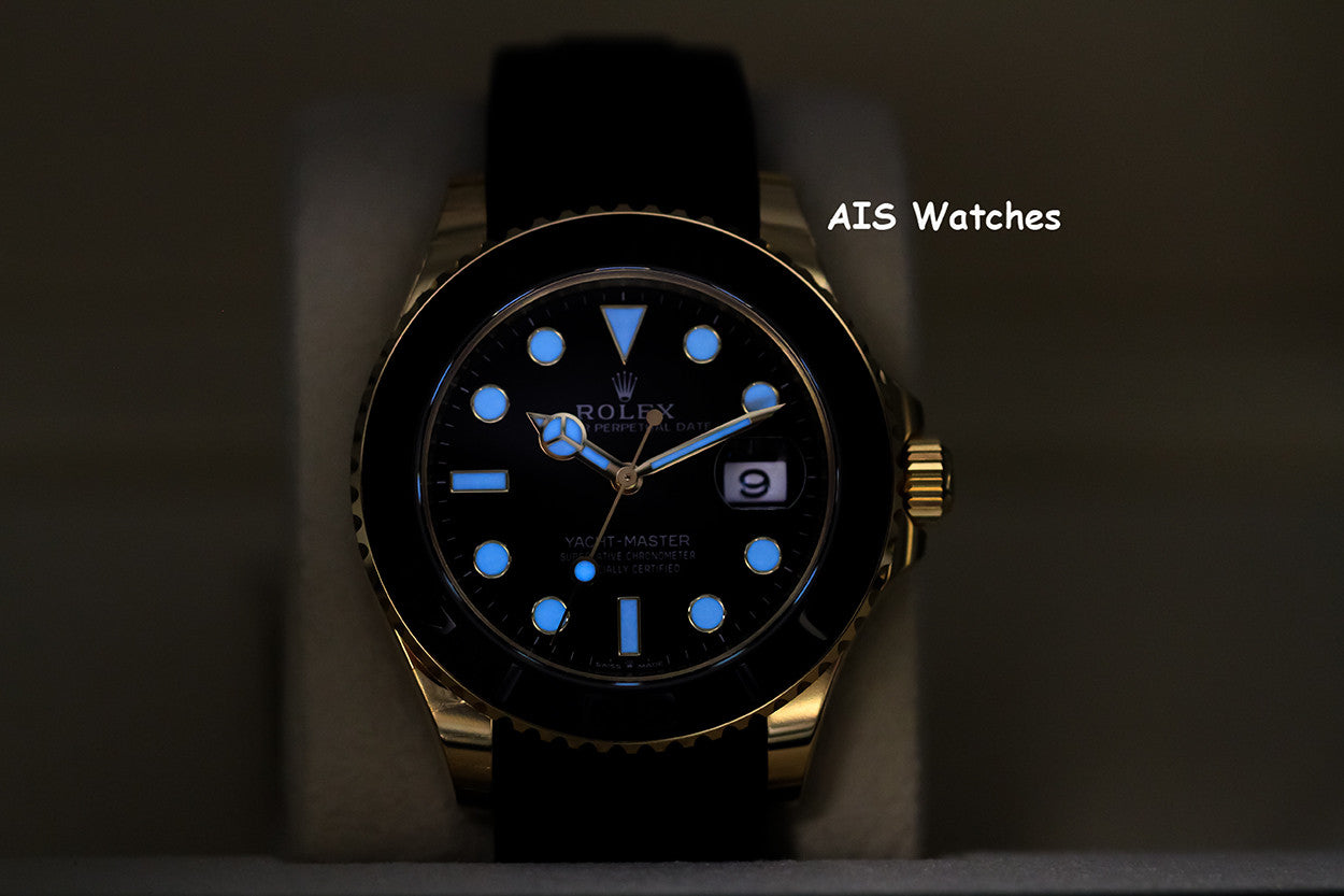 BNIB Rolex Yachtmaster 226658 18K Yellow Gold OysterFlex Strap 42MM Box & Papers