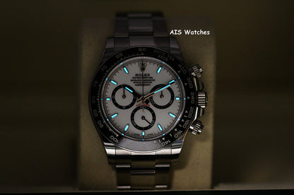 BNIB Rolex Cosmograph Ceramic Daytona 126500 White Dial Box & Papers