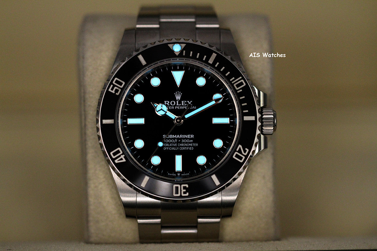 Rolex Submariner Ceramic No Date 124060 41MM 2022 Box & Paper