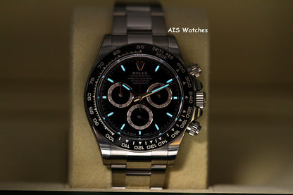 BNIB Rolex Cosmograph Ceramic Daytona 126500 Black Dial Box & Papers