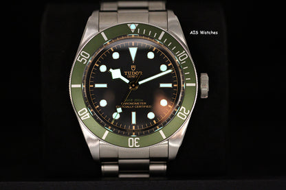 Tudor 79230G Heritage Black Bay Green Harrods Edition 2018 B&P
