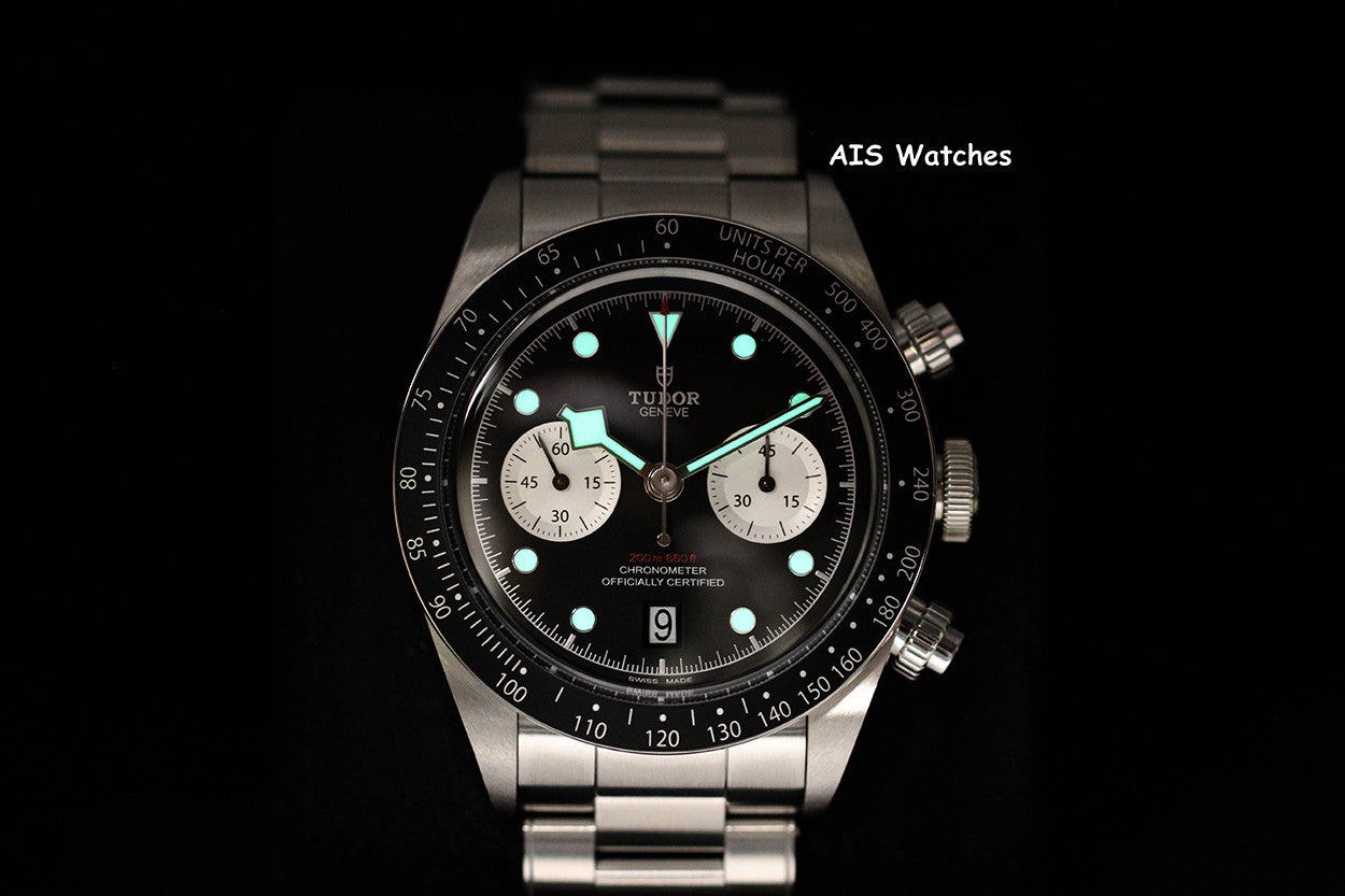 Tudor 79360N Black Bay Chronograph 41MM Black Dial SS Bracelet B&P