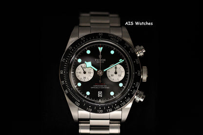 Tudor 79360N Black Bay Chronograph 41MM Black Dial SS Bracelet B&P