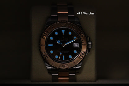 Rolex Yacht-Master 268621 18K Rose Gold / SS 37MM Chocolate Dial Box & Papers
