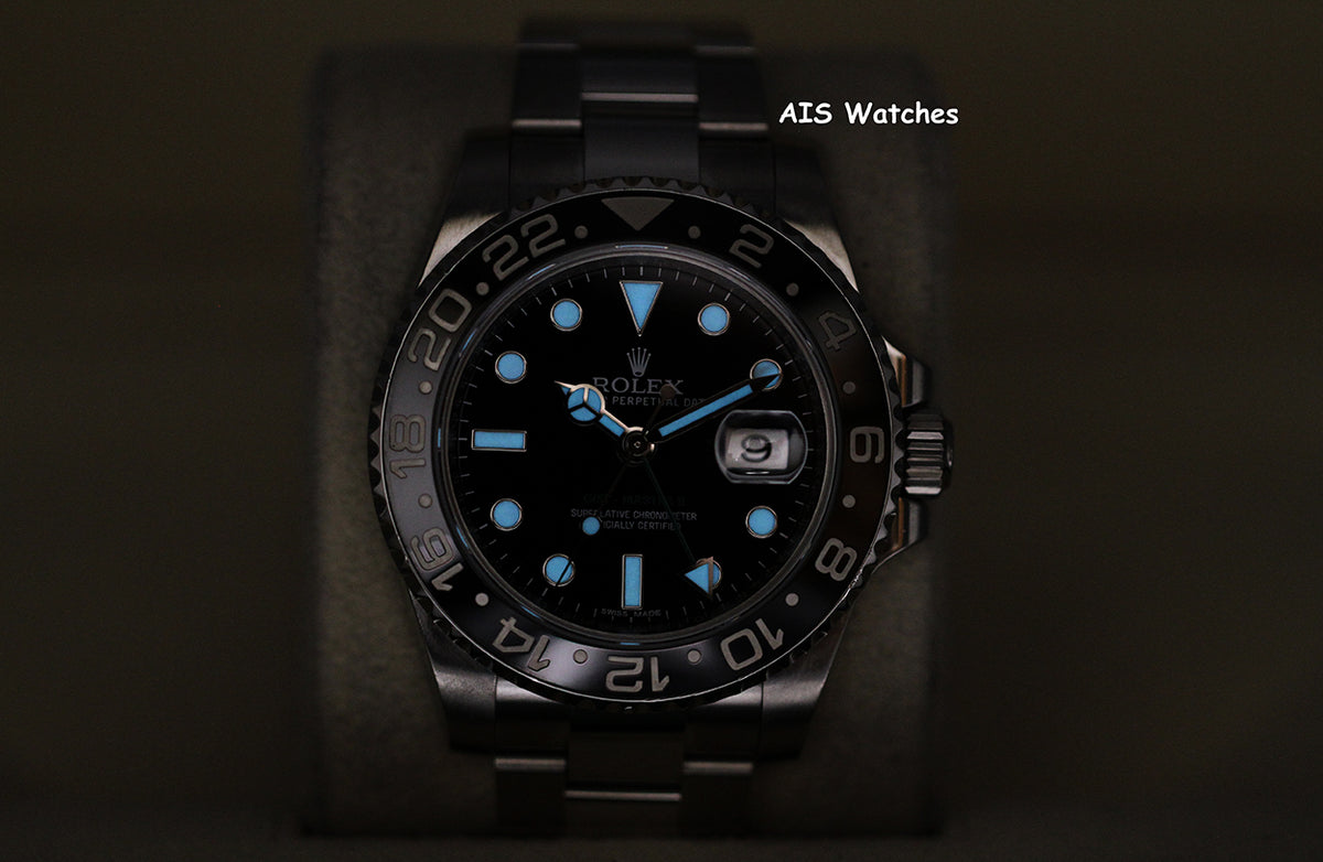 Rolex 116710LN GMT Master II Black Ceramic Insert 2016 Box & Papers