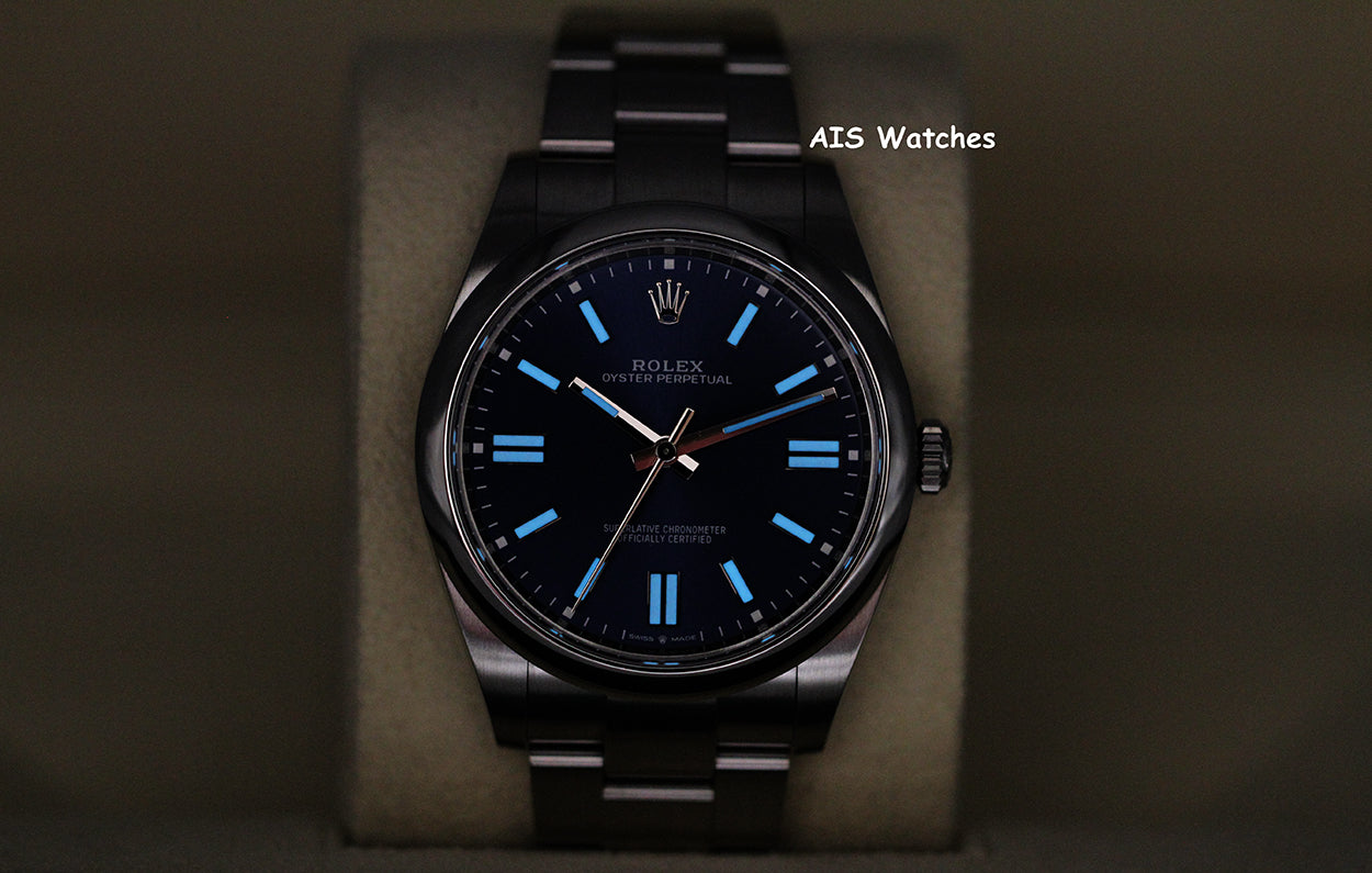 Rolex 124300 Oyster Perpetual 41 MM Blue Dial 2023 Box & Papers
