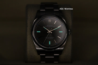 Rolex 114300 Oyster Perpetual 39MM Rhodium Dial 2017 Box & Papers