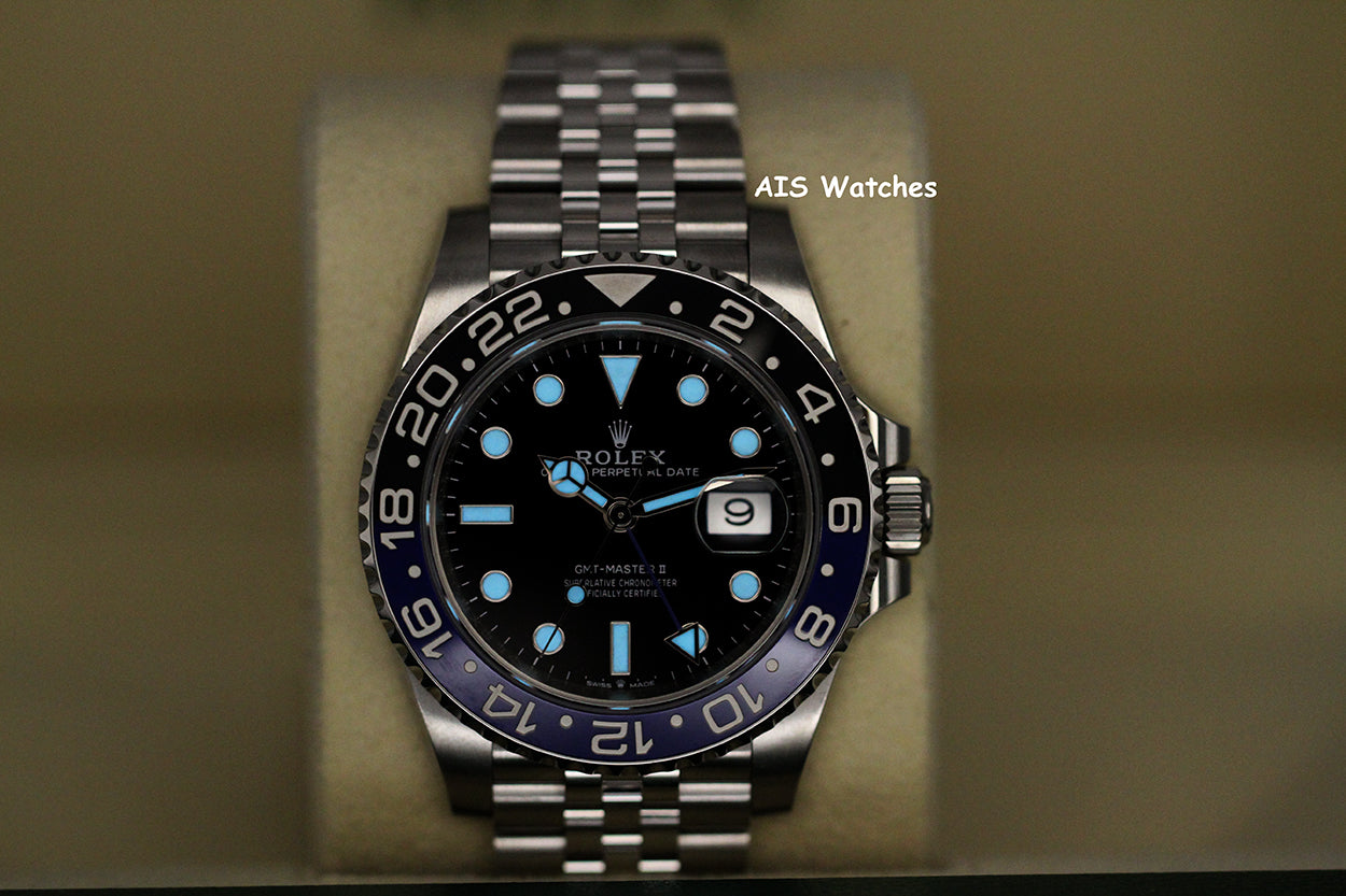 Rolex GMT Master II 126710BLNR Jubilee Batgirl / Batman 2019 Box & Papers