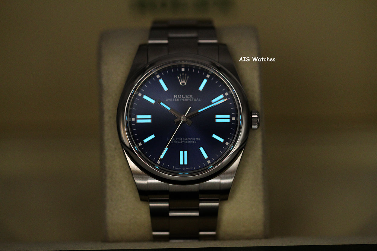 Rolex 124300 Oyster Perpetual 41 MM Blue Dial 2020 Box & Papers