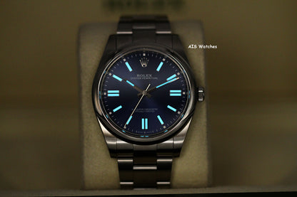 Rolex 124300 Oyster Perpetual 41 MM Blue Dial 2020 Box & Papers