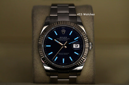 Rolex Datejust 41MM 126334 Blue Stick Dial Oyster 2021 Box & Papers