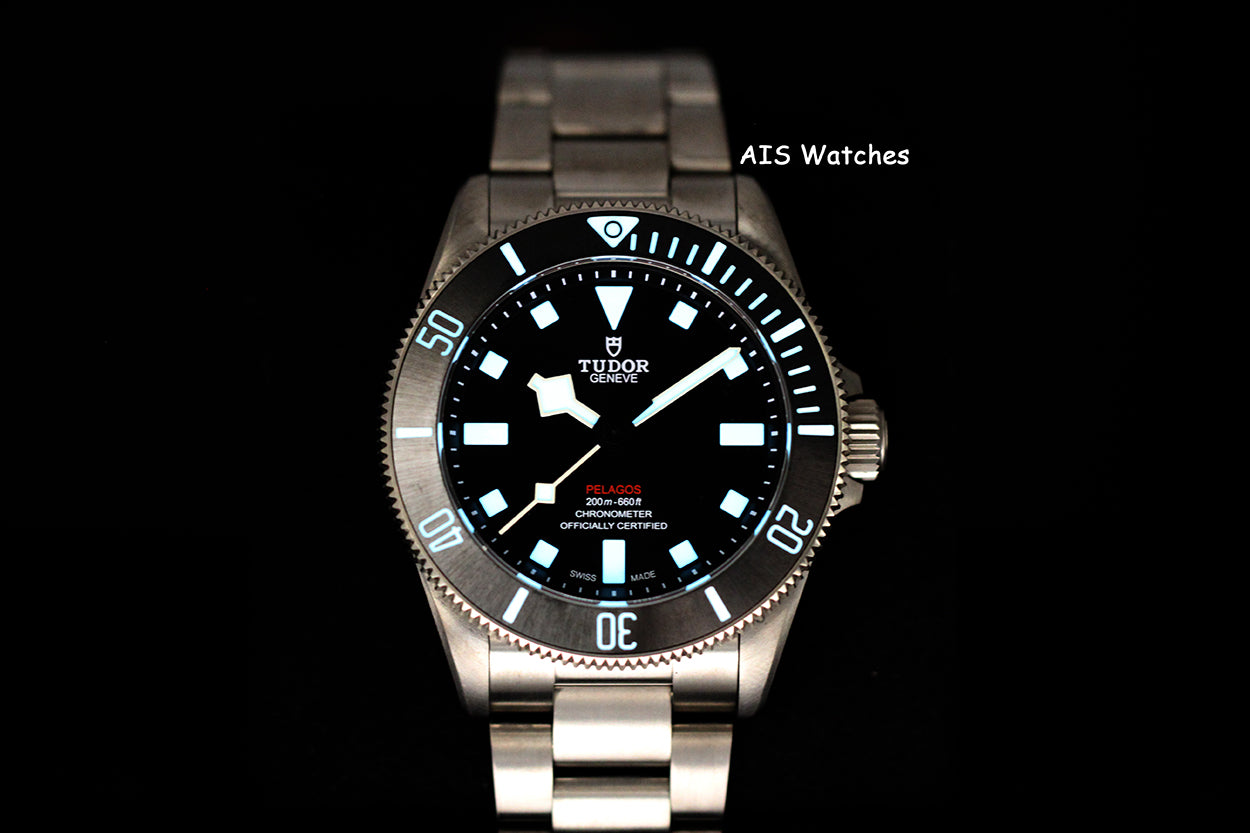 Tudor Pelagos 39MM 25407N Black Dial Titanium Box & Papers