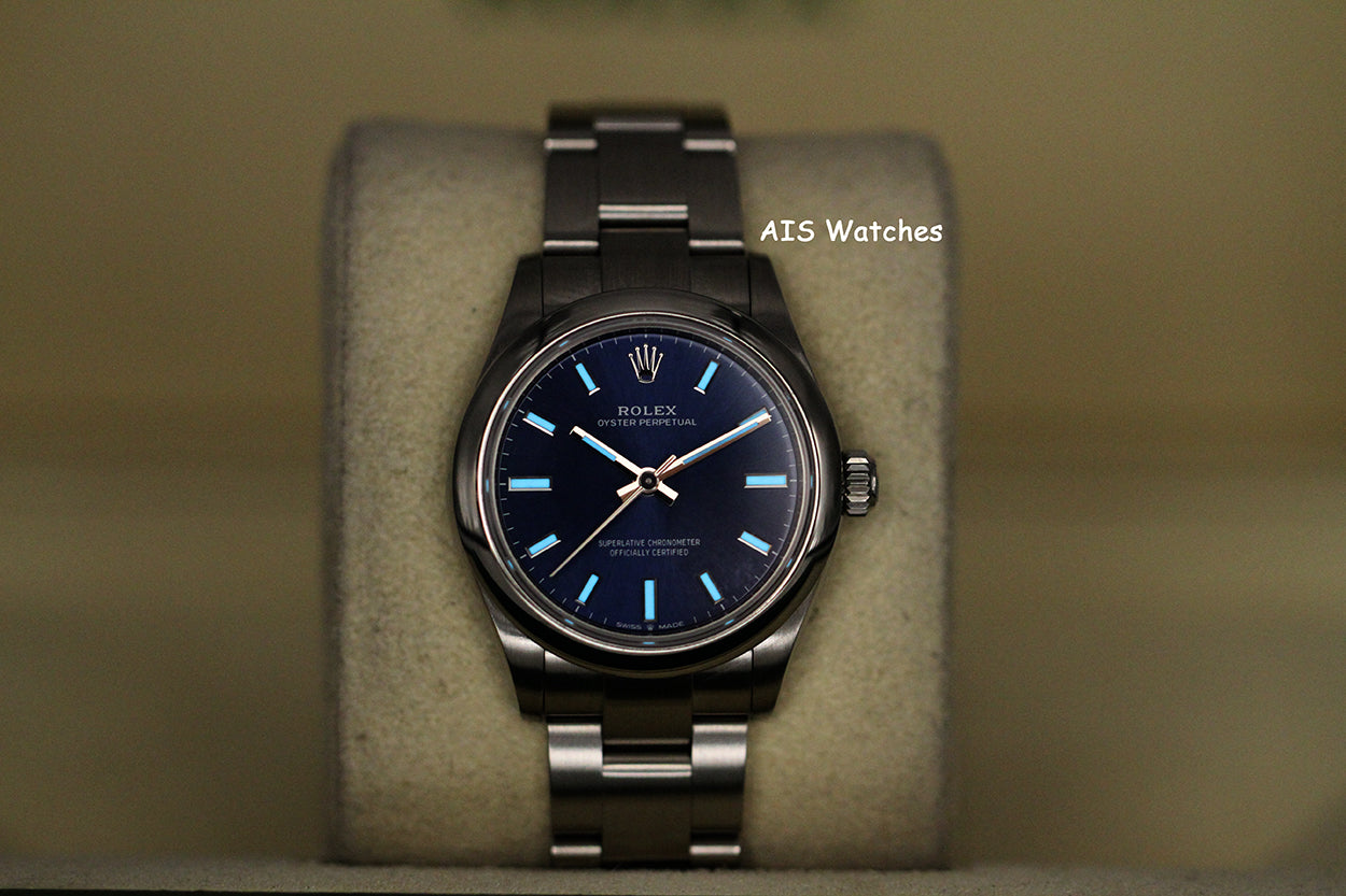 Rolex 277200 Oyster Perpetual 31 MM Blue Dial 2023 Box & Papers