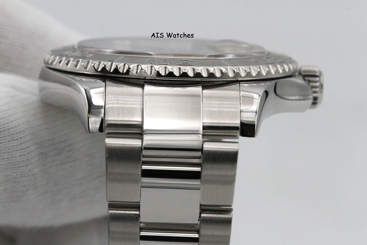 Rolex YachtMaster 16622 Platinum Dial D Serial Box & Papers