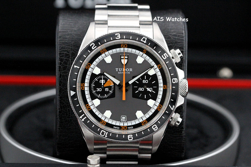 Tudor 70330N Heritage Chrono Grey Stainless Steel 42MM Box & Papers