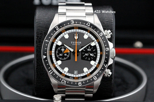 Tudor 70330N Heritage Chrono Grey Stainless Steel 42MM Box & Papers