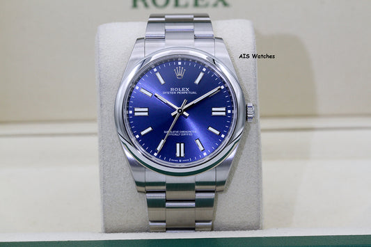 Rolex 124300 Oyster Perpetual 41 MM Blue Dial 2020 Box & Papers