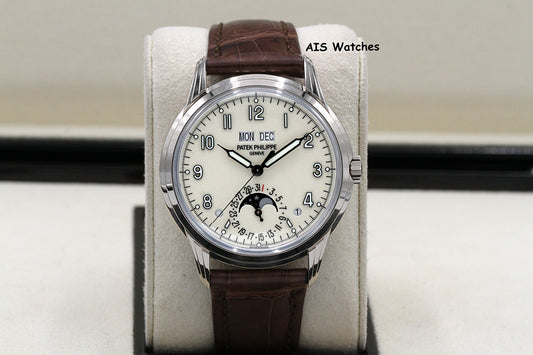 Patek Philippe Perpetual Calendar 5320G White Gold Cream Dial Box & Papers