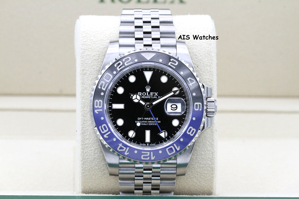 Rolex GMT Master II 126710BLNR Jubilee Batgirl / Batman 2019 Box & Papers