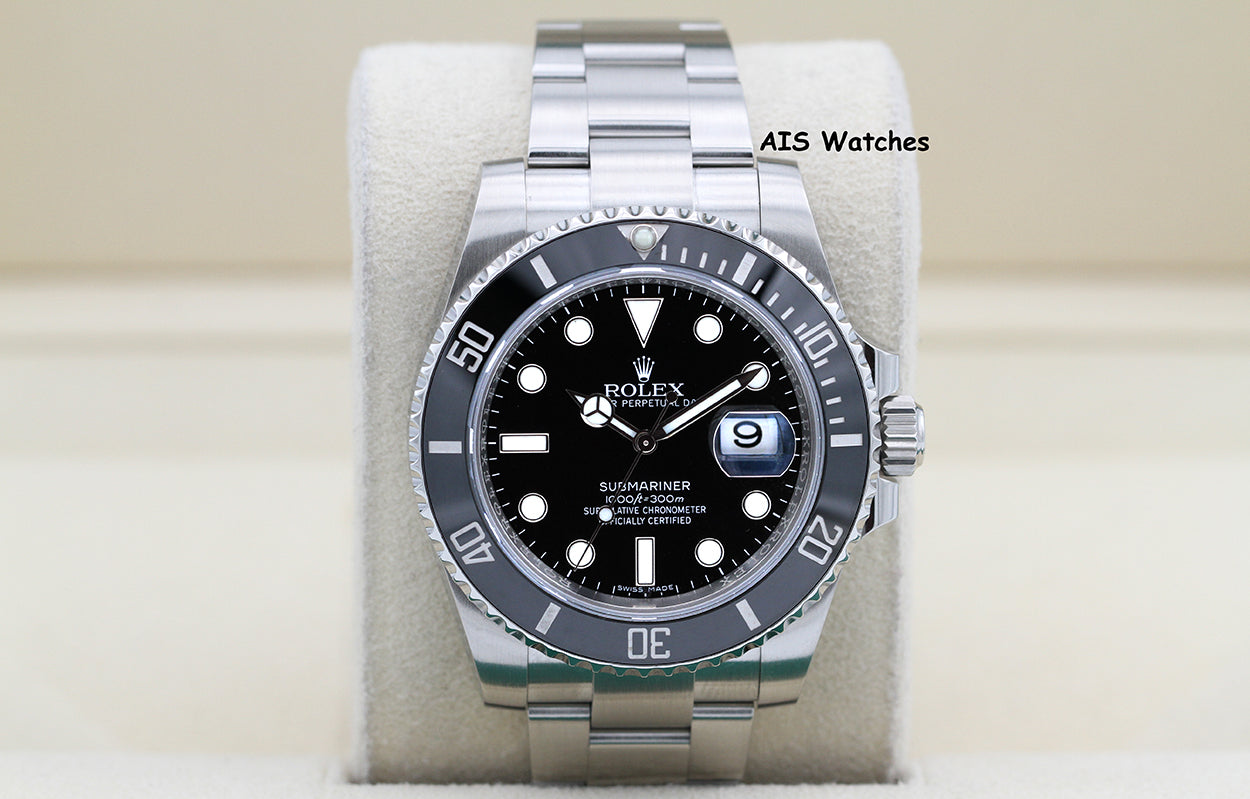 Rolex 116610LN Submariner Date 40MM Black Ceramic Bezel 2018 Box & Papers