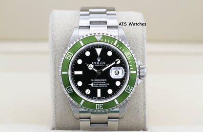 Rolex Submariner 16610LV 50th Anniversary Kermit F Serial