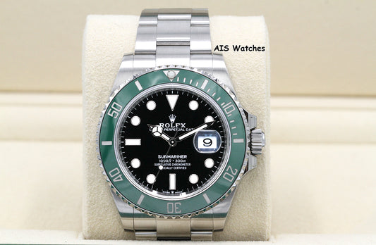 Rolex Submariner Date Ceramic Green Bezel 126610LV 41MM 2020 Box & Paper