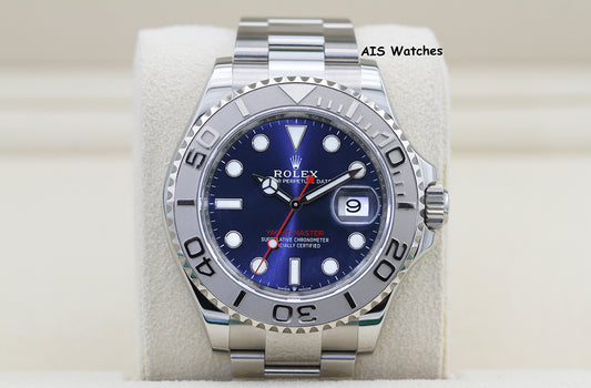 Rolex Yacht-Master 126622 Blue Dial Platinum Bezel 2020 Box & Papers & 2026 Rolex CPO