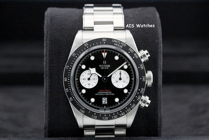 Tudor 79360N Black Bay Chronograph 41MM Black Dial SS Bracelet B&P