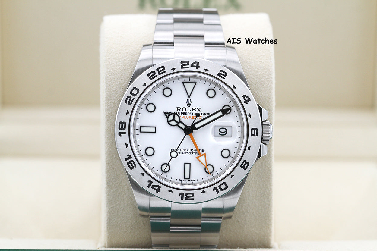 Rolex Explorer II 216570 Polar White Dial 42MM 2018 Box & Papers