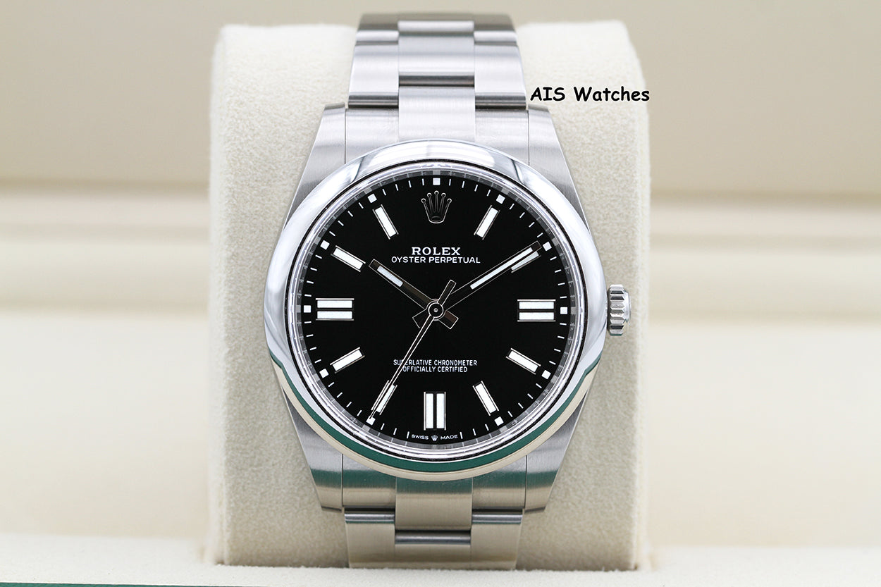 Rolex 124300 Oyster Perpetual 41 MM Black Dial 2022 Box & Papers
