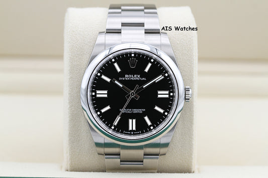 Rolex 124300 Oyster Perpetual 41 MM Black Dial 2022 Box & Papers