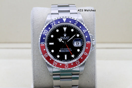 Rolex GMT Master II 16710 T Serial Pepsi Insert Box & Paper