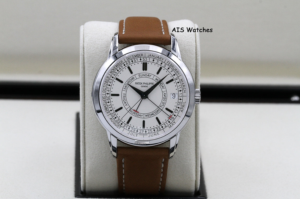 BNIB Patek Philippe Calatrava Weekly Calendar 5212A Stainless Steel Box & Paper