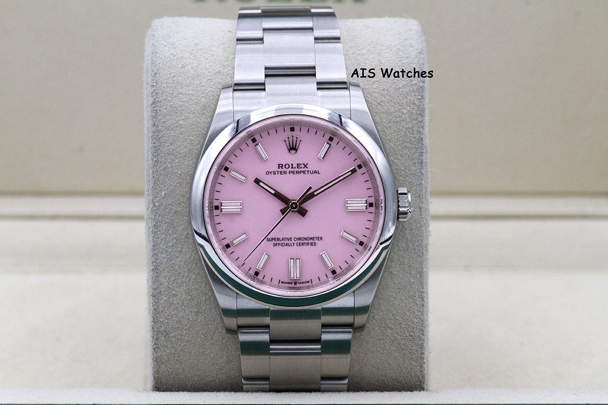 LNIB Rolex 126000 Oyster Perpetual 36MM Candy Pink Dial 2025 Box & Papers