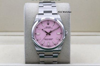 LNIB Rolex 126000 Oyster Perpetual 36MM Candy Pink Dial 2025 Box & Papers