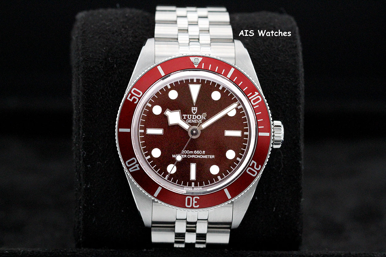 Tudor M7939A1A0RU Black Bay 58 Burgundy Dial SS Jubilee Bracelet B&P